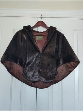 RARE Vintage Pony Hair/ Calf Hide/ Hair On Hide Cape